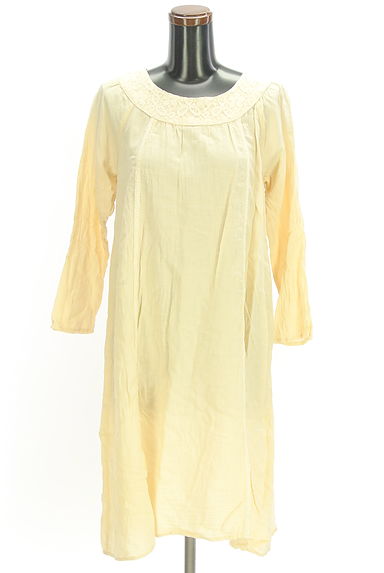 クリックで大画像表示 Samansa Mos2(サマンサモスモス)の古着「レースMIXワンピース(ワンピース・チュニック)」大画像1へ