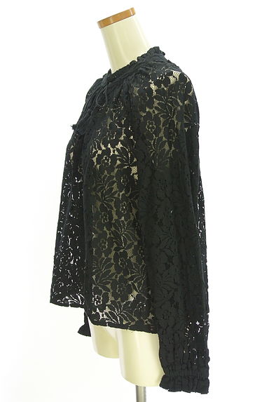 クリックで大画像表示 MOUSSY(マウジー)の古着「総レースブラウス(カットソー・プルオーバー)」大画像3へ