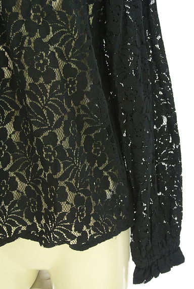 クリックで大画像表示 MOUSSY(マウジー)の古着「総レースブラウス(カットソー・プルオーバー)」大画像5へ