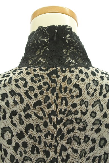 伊太利屋（イタリヤ）の古着「レースハイネックレオパード柄ニット（ニット）」大画像４へ