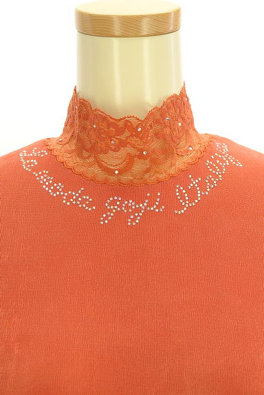 伊太利屋（イタリヤ）の古着「ラインストーンロゴ入り半そでカットソー（カットソー・プルオーバー）」大画像４へ