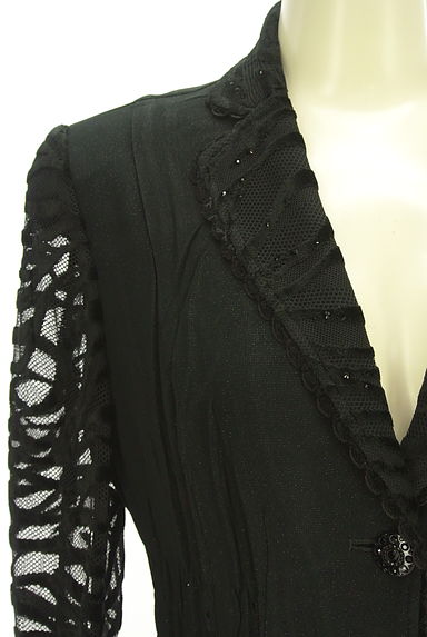 伊太利屋（イタリヤ）の古着「ゼブラ柄メッシュスリーブ切替ジャケット（ジャケット）」大画像４へ