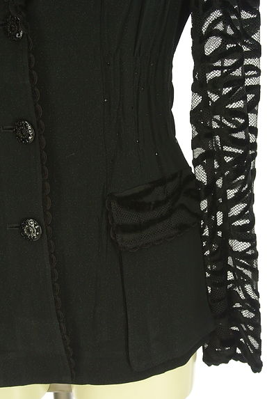 伊太利屋（イタリヤ）の古着「ゼブラ柄メッシュスリーブ切替ジャケット（ジャケット）」大画像５へ