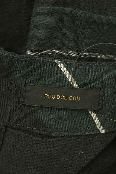 クリックで大画像表示 POU DOU DOU(プードゥドゥ)の古着「半そでドルマンチェック柄ワンピース(ワンピース・チュニック)」大画像6へ