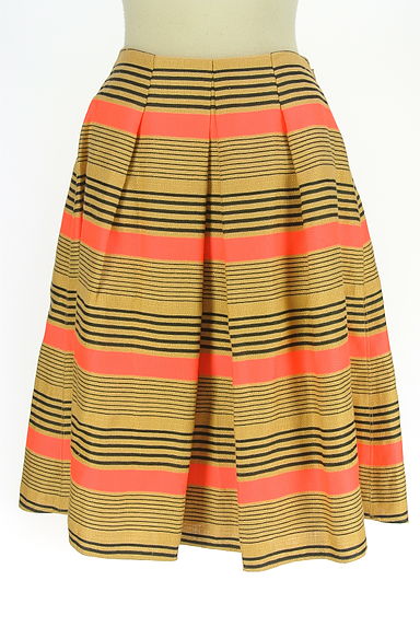 クリックで大画像表示 Sybilla(シビラ)の古着「ボーダーフレアミディスカート(スカート)」大画像1へ