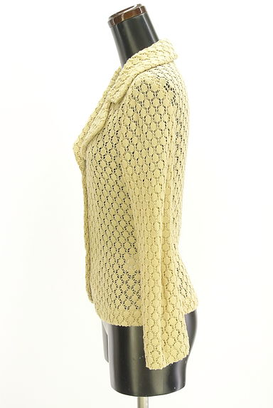 クリックで大画像表示 Sybilla(シビラ)の古着「透かし編みニットジャケット(カーディガン・ボレロ)」大画像3へ