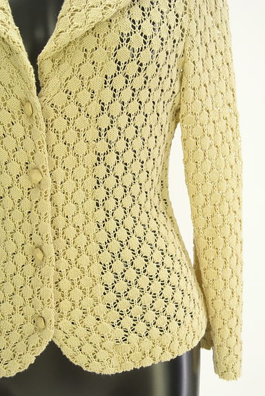 クリックで大画像表示 Sybilla(シビラ)の古着「透かし編みニットジャケット(カーディガン・ボレロ)」大画像5へ