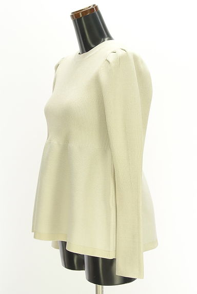 La boutique BonBon（ラブティックボンボン）の古着「ペプラムラメニット（ニット）」大画像３へ