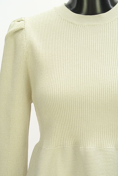 La boutique BonBon（ラブティックボンボン）の古着「ペプラムラメニット（ニット）」大画像４へ