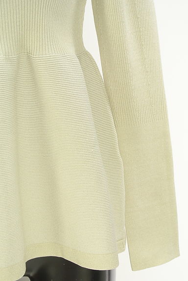 La boutique BonBon（ラブティックボンボン）の古着「ペプラムラメニット（ニット）」大画像５へ