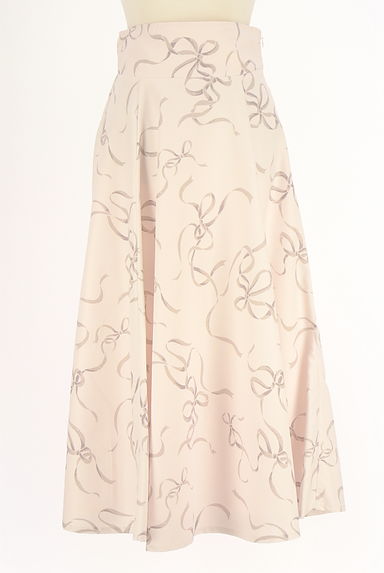 WILLSELECTION（ウィルセレクション）の古着「バックレースアップリボン柄スカート（ロングスカート・マキシスカート）」大画像１へ