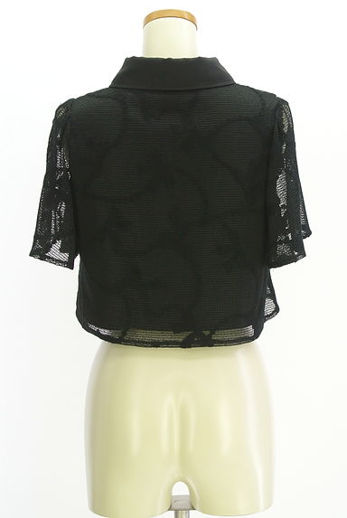 WILLSELECTION（ウィルセレクション）の古着「リボン柄メッシュシャツ（ブラウス）」大画像２へ