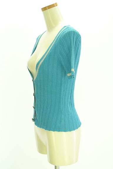 クリックで大画像表示 dazzlin(ダズリン)の古着「コンパクトリブニットカーディガン(カーディガン・ボレロ)」大画像3へ