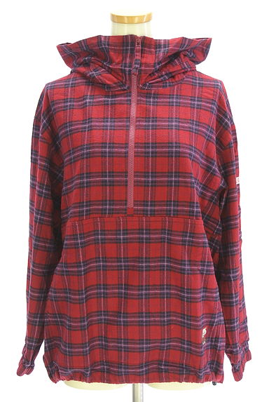 drug store's（ドラッグストアーズ）の古着「ハーフジップチェックブルゾン（ブルゾン・スタジャン）」大画像１へ