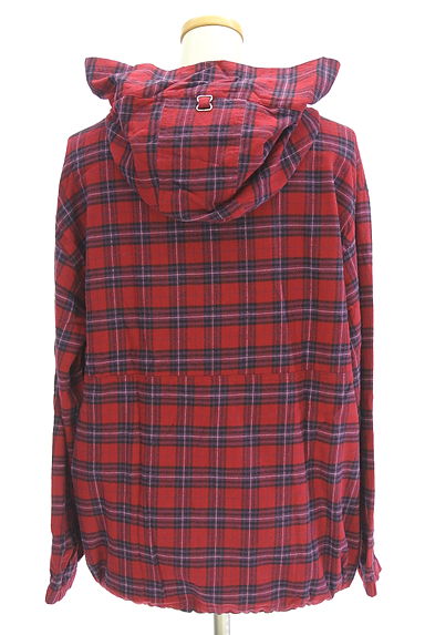 drug store's（ドラッグストアーズ）の古着「ハーフジップチェックブルゾン（ブルゾン・スタジャン）」大画像２へ