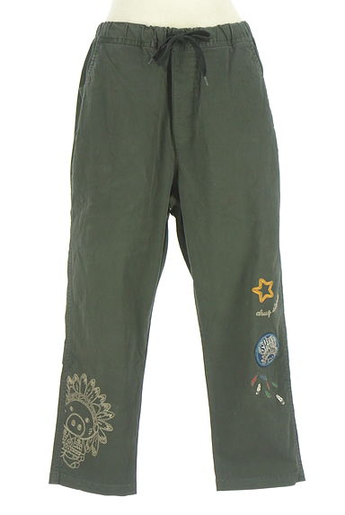 drug store's（ドラッグストアーズ）の古着「刺繍入りテーパードパンツ（パンツ）」大画像１へ