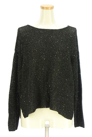 クリックで大画像表示 OPAQUE.CLIP(オペークドットクリップ)の古着「ラメ&スパンコールニット(ニット)」大画像1へ