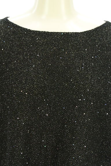 クリックで大画像表示 OPAQUE.CLIP(オペークドットクリップ)の古着「ラメ&スパンコールニット(ニット)」大画像4へ