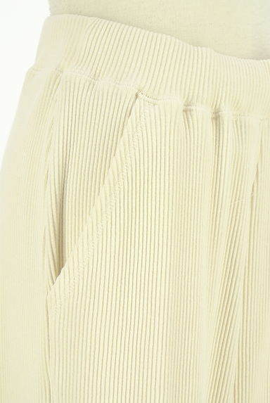 antiqua（アンティカ）の古着「ストレッチリブワイドパンツ（パンツ）」大画像４へ