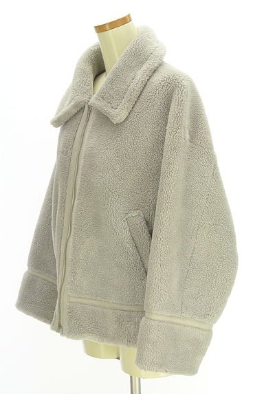 クリックで大画像表示 Mystrada(マイストラーダ)の古着「オーバーサイズボアジャケット(コート)」大画像3へ