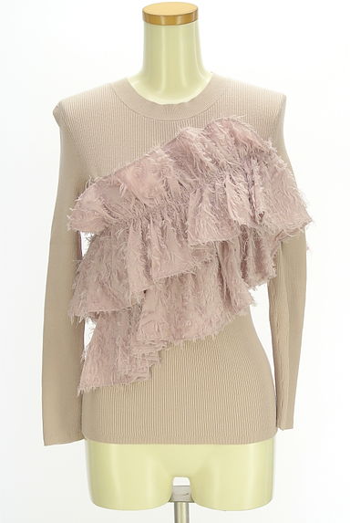 クリックで大画像表示 Mystrada(マイストラーダ)の古着「シャギーフリルリブニット(ニット)」大画像1へ