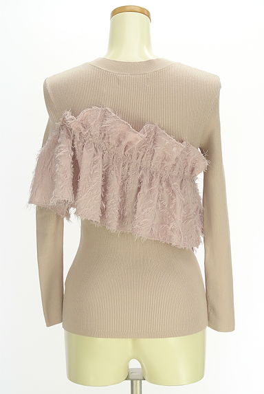 クリックで大画像表示 Mystrada(マイストラーダ)の古着「シャギーフリルリブニット(ニット)」大画像2へ