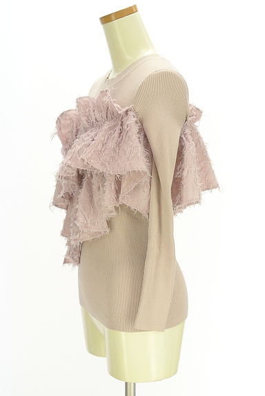 クリックで大画像表示 Mystrada(マイストラーダ)の古着「シャギーフリルリブニット(ニット)」大画像3へ