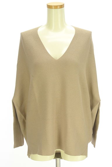 LOUNIE（ルーニィ）の古着「ドロップショルダーVネックニット（ニット）」大画像１へ