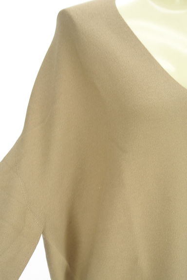 LOUNIE（ルーニィ）の古着「ドロップショルダーVネックニット（ニット）」大画像４へ