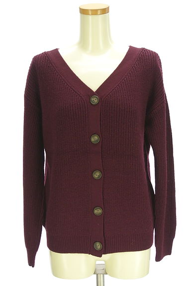 LOUNIE（ルーニィ）の古着「Vネックニットカーディガン（カーディガン・ボレロ）」大画像１へ