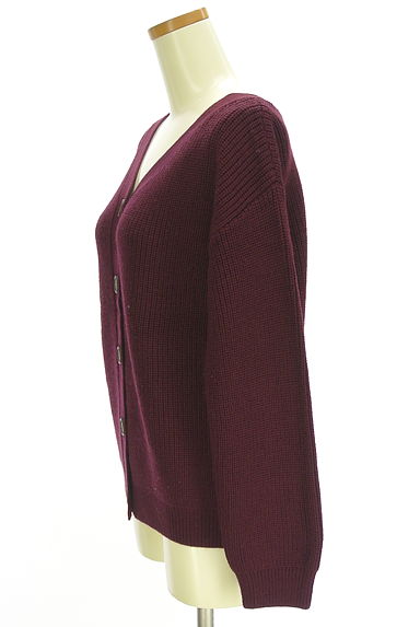 LOUNIE（ルーニィ）の古着「Vネックニットカーディガン（カーディガン・ボレロ）」大画像３へ