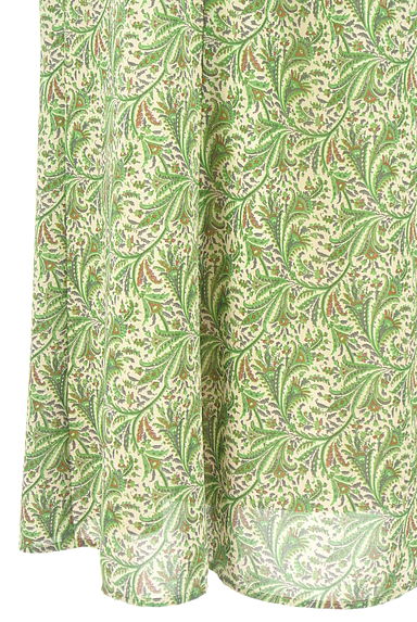 クリックで大画像表示 LOUNIE(ルーニィ)の古着「ボタニカル柄ロングシフォンスカート(ロングスカート・マキシスカート)」大画像5へ