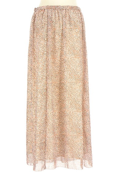 LOUNIE（ルーニィ）の古着「レオパード柄シフォンロングスカート（ロングスカート・マキシスカート）」大画像２へ