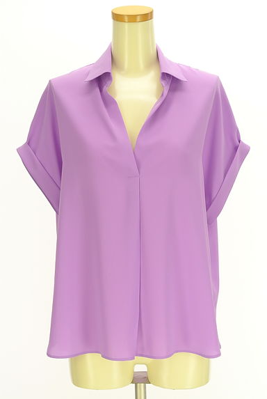 LOUNIE（ルーニィ）の古着「スキッパーブラウス（カットソー・プルオーバー）」大画像１へ