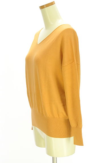 LOUNIE（ルーニィ）の古着「Vネックストレッチニット（ニット）」大画像３へ