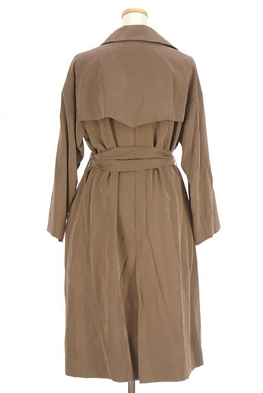 クリックで大画像表示 LOUNIE(ルーニィ)の古着「ベルト付きロングトレンチコート(トレンチコート)」大画像2へ