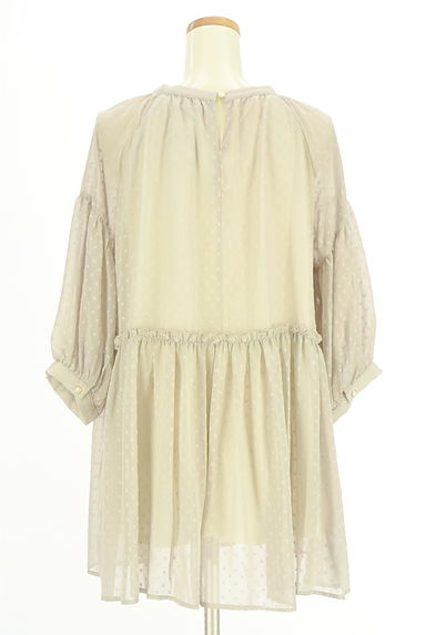 axes femme（アクシーズファム）の古着「ドットシフォンチュニック（ワンピース・チュニック）」大画像２へ