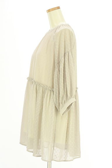axes femme（アクシーズファム）の古着「ドットシフォンチュニック（ワンピース・チュニック）」大画像３へ