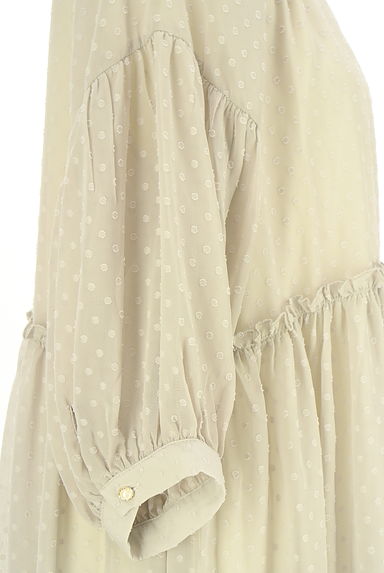 axes femme（アクシーズファム）の古着「ドットシフォンチュニック（ワンピース・チュニック）」大画像５へ