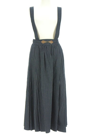 クリックで大画像表示 axes femme(アクシーズファム)の古着「ストライプサロペットスカート(オーバーオール・サロペット)」大画像1へ