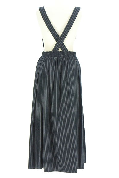 クリックで大画像表示 axes femme(アクシーズファム)の古着「ストライプサロペットスカート(オーバーオール・サロペット)」大画像2へ