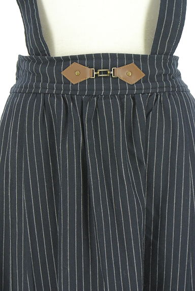 クリックで大画像表示 axes femme(アクシーズファム)の古着「ストライプサロペットスカート(オーバーオール・サロペット)」大画像4へ