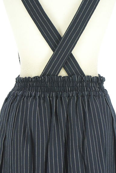 クリックで大画像表示 axes femme(アクシーズファム)の古着「ストライプサロペットスカート(オーバーオール・サロペット)」大画像5へ