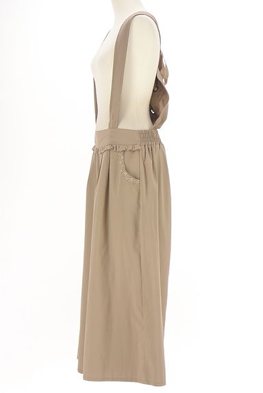 axes femme（アクシーズファム）の古着「ミモレ丈ワイドサロペットパンツ（オーバーオール・サロペット）」大画像３へ