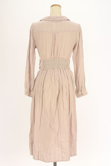 axes femme（アクシーズファム）の古着「ベルト付きミモレシャツワンピース（ワンピース・チュニック）」大画像２へ