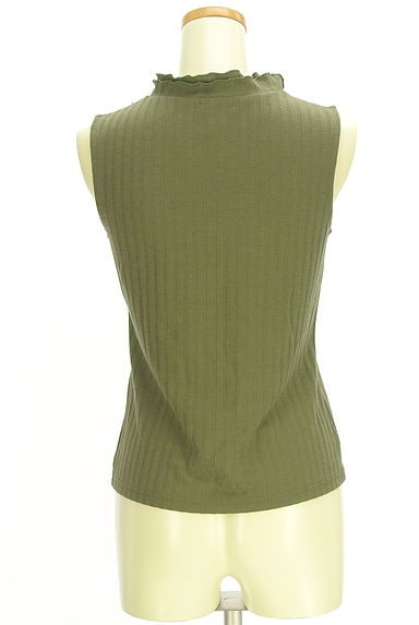 クリックで大画像表示 axes femme(アクシーズファム)の古着「パール&レースノースリニット(カットソー・プルオーバー)」大画像2へ