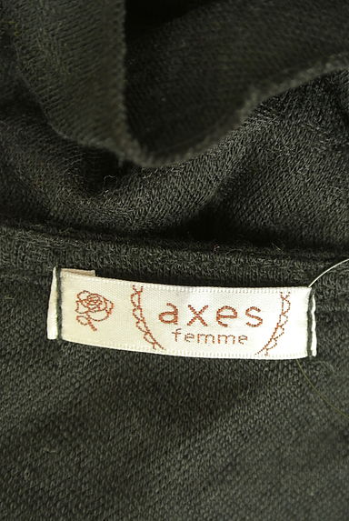 axes femme（アクシーズファム）の古着「シアーレース柄ニット（カットソー・プルオーバー）」大画像６へ