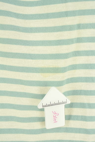 クリックで大画像表示 axes femme(アクシーズファム)の古着「レース切替ボーダーカットソー(カットソー・プルオーバー)」大画像5へ