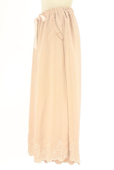 axes femme（アクシーズファム）の古着「刺繍入りスカラップワイドパンツ（パンツ）」大画像３へ