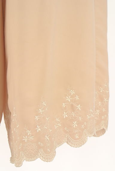 axes femme（アクシーズファム）の古着「刺繍入りスカラップワイドパンツ（パンツ）」大画像５へ